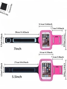 Multi-Function Waterproof Arm Bag With Key Pouch Outdoor Sports Touchscreen Armband Running Phone Storage Bag Waterproof Arm Sleeve Suitable For Running Hiking Cycling Fitness Sports Gear Fitness Accessories Cycling Accessories Phone Case Running Accessories