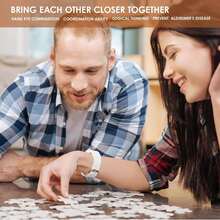 1 Box Of 1000-Piece Jigsaw Puzzle Toy, Size 70cm*50cm, Oil Painting Landscape & Cartoon Patterns, Adult Stress Relief, Decorative Art, Suitable For Christmas, Birthday Gift