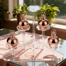 1个亚克力多层香水化妆品收纳架，梳妆台化妆品展示架 - 彩色 - 查看 4