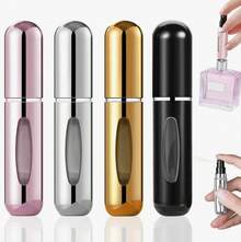1-Pack Of 5ml Mini Portable Refillable Perfume Atomizer Bottles With Metal Spray Fragrance Pump Cartridge, Travel-Friendly, Suitable For Aromatherapy And Fragrance,Spray Bottle - Nhiều màu - Xem 2