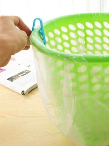 10/20 kẹp túi rác, kẹp niêm phong túi đựng đồ ăn nhẹ, kẹp thùng rác chống trượt. Kẹp túi rác, kẹp túi đựng rác, đồ dùng vệ sinh, đồ dùng gia đình, đồ dùng học tập, hộp đựng đồ, kẹp túi rác tái sử dụng, đồ dùng nhà bếp, phòng tắm, văn phòng, trang trí nhà cửa. - Nhiều màu - Xem 7