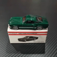 Burago 1:64 Scale 1967  Mustang GT Sports Car Model, Alloy Diecast Toy Car, Gift For Boys, Collectible - Green - View 4