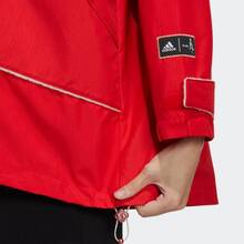 Adidas 抓绒内衬休闲连帽夹克 HZ2995 - 紅色 - 查看 5