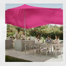 VINILMAX Lona Impermeable de 1.50x1m Uso Rudo con Protección UV para Exterior | Resistente a Polvo, Lluvia y Nieve | Ideal para Camiones, Obra y Construcción | Disponible en Varios Colores - Rosa Mexicano - Ver 1