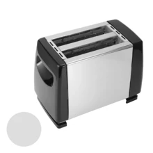 Tostadora de doble ranura, horno tostador, estructura de acero inoxidable, con bandeja recogemigas extraíble, diseño compacto para tostar rápidamente pan y bagels, ranuras fáciles de limpiar, apagado automático, lo que la convierte en la opción ideal para la cocina. - Tipo de Enchufe A USA (110-127V) - Ver 12