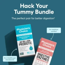 Physician's Choice Hack Your Tummy Bundle: DigestiveEnzymes & 60 Billion Probiotic-Digestion, Lmmune &Bloating Support For Men & Women - 1 - 查看 2