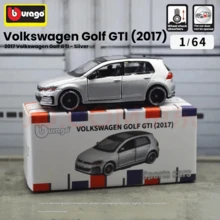 Burago 1:64 Volkswagen Golf GTI Modelo de coche de aleación, Coche deportivo en miniatura estático de fundición a presión, Colección de juguetes de coches realistas, Regalo para hombres - Multicolor - Ver 11