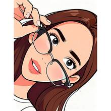 Personalized Customization, Cartoon And Anime Effect Transformation, Portrait Comic Poster Decoration, Couple Photos, Family Photos, Hand-Drawn Poster Printing, Canvas Printing, Indoor Living Room And Bedroom Decoration, Optional Frames, Gifts For Giving