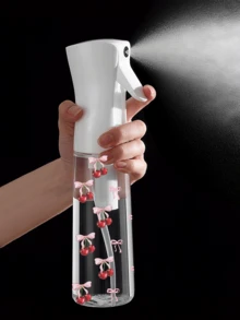 领结图案透明PET可重复灌装旅行喷雾瓶，多用途细雾喷雾瓶，适用于旅行和商务出行，可用作卸妆喷雾瓶、可重复使用的美发喷雾瓶、持续喷雾瓶，也可用于头发造型、清洁、植物喷洒和面部保湿。 - 彩色 - 查看 2