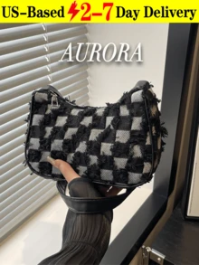 ✨Women's Decorative Buckle & Stitching Chain Strap Shoulder Bag – Stylish Hobo Bag With Small/Medium Crossbody Bag & Wallet Set, Ideal For Shopping, Dating, Work, Business, Commuting, A Lovely Gift For Teen Girls, College Students & Women, Versatile Accessory Blending Street Charm & Practicality For Diverse Daily Occasions - 彩色 - 查看 12