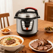 Olla arrocera eléctrica multifunción, olla antiadherente, olla arrocera de alta potencia de calidad comercial. Cuenta con una olla interior de acero inoxidable fácil de limpiar, múltiples modos de cocción, diseño compacto, control automático de la presión y función para mantener el calor. Adecuada para uso doméstico. - Tipo de Enchufe B USA (110-127V) - Ver 11
