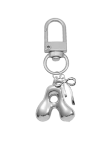 Mặt dây chuyền chữ cái bong bóng dễ thương, mặt dây chuyền túi xách - Mặt dây chuyền pha lê may mắn, chữ cái A-Z, mặt dây chuyền hợp kim sáng bóng Y2K cho túi xách, ba lô - Món quà hoàn hảo cho sinh nhật và các dịp đặc biệt, móc khóa, vòng treo túi xách, ba lô, mặt dây chuyền xe hơi, quà tặng cho phụ nữ và bé gái, phụ kiện ví và túi xách - Nhiều màu - Xem 17