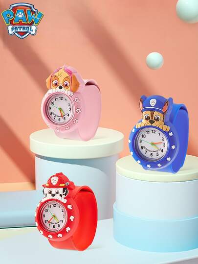 Paw Patrol 1pc Dog Patrol Waterproof Watch, Cute Blue Papa Ring Watch, Cartoon Watch, Birthday Gift For Friends And Classmates, Perfect Party Decoration, Home Decoration Item, Perfect Room Decoration, Ramadan, New Year Gift Valentine's Day, Ideal Friend Gifts For Birthday Celebrations, Souvenirs, Women's Souvenir, Cute Aesthetic, Valentine Day, Gifts, Decorations, Home Decor, Valentines Gifts