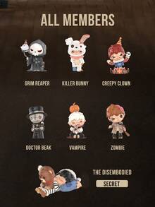 Carnival Series Carnival Theme Hirono Series Blind Box Collectible Figure Desktop Decoration Halloween/Christmas/Birthday Gift Party Favor Cute Gothic Style Decor Fun Unboxing Experience - Multicolor - View 2