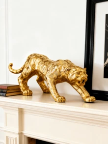 1件手工几何雕像，适用于家居装饰、汽车配件、客厅、卧室装饰以及男士礼物 - 彩色 - 查看 9