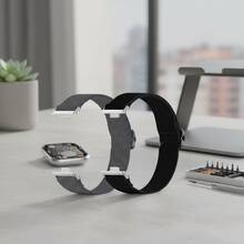 2 piezas Correas de reloj de nailon, diseño de , compatibles con relojes Fit 3/Fit 4/Fit 4 Pro, correa deportiva ajustable y transpirable, unisex - Para reloj Fit3/Fit4/Fit4 Pro - Ver 30