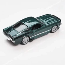 Burago 1:64 Scale 1967  Mustang GT Sports Car Model, Alloy Diecast Toy Car, Gift For Boys, Collectible - Green - View 6