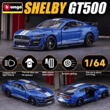 Burago 1:64 合金车模 2020 福特野马 GT500、法拉利 FXXK、保时捷、布加迪、大众高尔夫 GTI、兰博基尼、凯迪拉克、奔驰 G 级、奔驰、雪佛兰汽车、跑车玩具及收藏品 - 彩色 - 查看 12