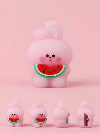 multibey 10个/包 西瓜兔削铅笔器，卡通创意文具，学生礼物，返校季