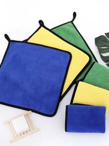 Premium Automotive Microfiber Flannel Cloth For Car Washing And Polishing - 多種顏色 - 查看 3
