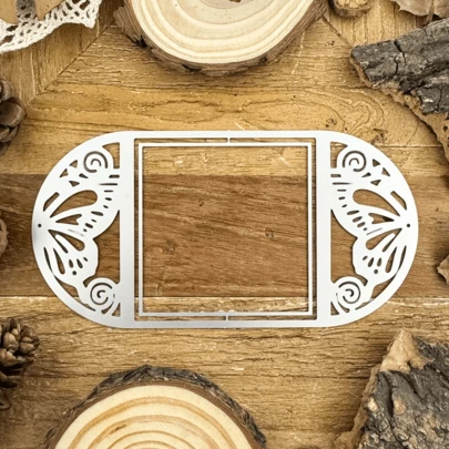 1pc Butterfly Layered Metal Cutting Die, DIY Scrapbooking Album Card Home Decor Holiday Greeting Card Eid Mubarak