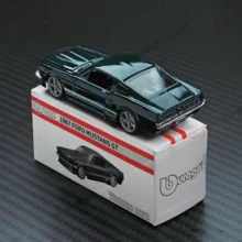 Burago 1:64 Scale 1967  Mustang GT Sports Car Model, Alloy Diecast Toy Car, Gift For Boys, Collectible - Green - View 3