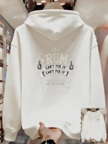 Sudaderas de Moda Otoñal para Hombres - Blanco - Ver 1