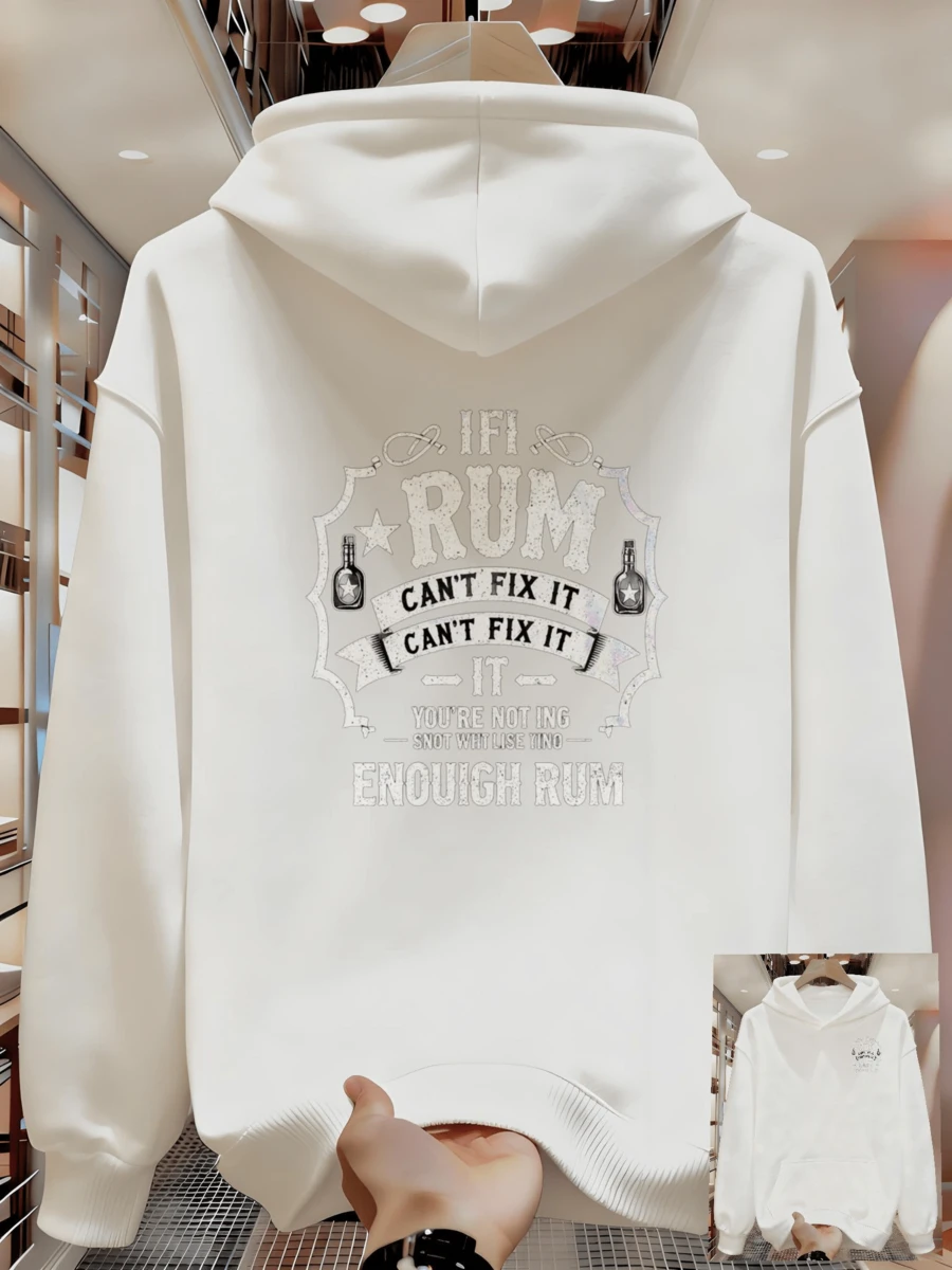 Sudaderas de Moda Otoñal para Hombres - Blanco - Ver 1