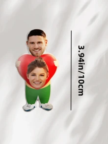 【定制产品】1个个性化照片抱枕 - 家居装饰抱枕,送给情侣、男朋友和女朋友的理想礼物 - 非常适合情人节、圣诞节、感恩节、万圣节和其他节日。 - 雙人 - 查看 16