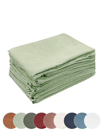 2/6/12 件现代纯色纹理皱褶餐巾，适用于餐厅、客厅、家庭、日常使用、情人节、婚礼、派对装饰