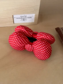 1 chiếc kẹp tóc hình nơ đỏ bằng mút xốp, kẹp tóc búi cao kiểu Hàn Quốc chấm bi bồng bềnh, phụ kiện tóc dạng càng cua. - Nhiều màu - Xem 9