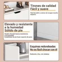 Shoe Cabinets - White - View 4