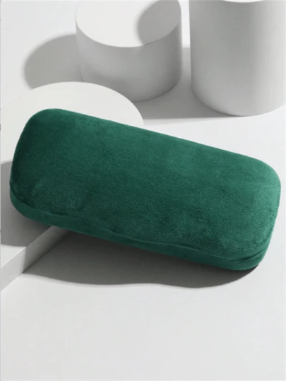 1pc Minimalist Square Solid Color Eyeglasses Storage Case For Desk, Travel, And Nightstand Organization, Sleek Protective Hard Shell, Compact Square Shape, Easy-Access Lid, Fits Most Eyeglasses And Sunglasses, Durable Portable Case In Bright Or Muted Hues, Ideal Spring Gift Idea For Valentine's Day And Mother's Day, Perfect Fashion-Forward Accessory Storage For Eyewear.
