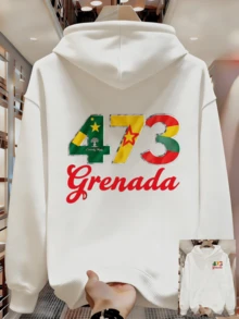 Fashionable Men's Hoodie - White - View 1