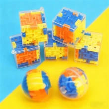 3D透明迷宫球，立方体/球形迷你魔法滚球，青少年/成人益智挑战玩具，专注力训练拼图迷宫，立方体/球形3D滚球，趣味益智迷宫玩具，脑筋急转弯玩具，减压玩具，派对游戏玩具 - 惊喜礼物 - 生日礼物 - 圣诞礼物 - 复活节礼物 - 新年礼物 - 玩具 - 彩色 - 查看 5