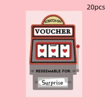 情人节刮刮卡、情侣礼物、派对游戏活动、送给女朋友、男朋友、妻子、丈夫的礼物 - 彩色 - 查看 8