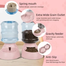 Bebedouro automático para animais de estimação de 3,8 litros, tigela inteligente de plástico para cães e gatos, dispensador de comida e água. - Ver 8