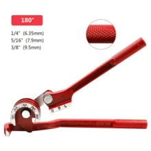 三合一手动弯管工具 6mm 8mm 10mm 刹车管卷弯黄铜铜管燃油刹车管弯管器