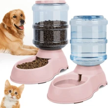 Bebedouro automático para animais de estimação de 3,8 litros, tigela inteligente de plástico para cães e gatos, dispensador de comida e água. - Ver 2