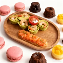 Wooden Tray Shaped As Pumpkin For Halloween, Suitable For Holding Candy, Snacks, Dried Fruits And Fresh Fruits. The Pumpkin-Shaped Tray Is Made Of Polished Solid Wood, Can Be Used As A Decorative Plate On The Home Dining Table. - Mocha Brown - View 11