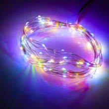 [3/7/12pcs & 3 Modes]7ft 20LED Twinkle String Lights, Battery Powered, Waterproof Silver Wire, Suitable For Nursery Decor, Indoor Mason Jar Decor, DIY Wedding, Christmas Decor (White, Warm, Colorful) - Multicolor - View 17