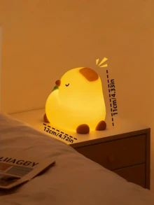 Luce notturna carina di capibara, luce notturna di bufalo, luce LED soffice. Interruttore a levetta, luce notturna ad animale novità, adatta per scrivania, dormitorio, camera da letto, decorazione di ritorno a casa, regalo di compleanno e Natale, ornamento, compagno per dormire - Multicolore - Visualizzare 21