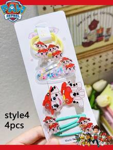 Bộ 4/10 kẹp tóc Paw Patrol, dây buộc tóc, phụ kiện tóc, bộ trang trí tóc hình chó dễ thương, kẹp tóc Paw Patrol bằng chất liệu acrylic mới, kẹp tóc hình chó đáng yêu kiểu Châu Âu và Mỹ, món quà tuyệt vời nhất cho bạn bè, trang trí tiệc. - Nhiều màu - Xem 5