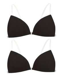 Áo ngực dán nâng ngực 2/1 cho nữ, áo ngực dán không dây vô hình có dây đeo cho váy hở lưng. - Nhiều màu - Xem 10