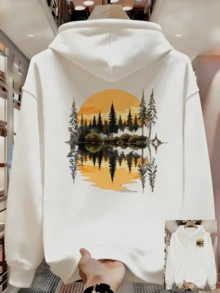 sudaderas con capucha para hombres - Blanco - Ver 8