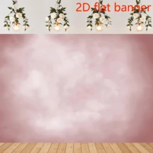 2D Flat Banner1pc, Vintage Portrait Background Abstract Pink Vinyl Backdrop - Great For Valentine's Day, Wall Sign Photo, Great For Photography, Holiday Party Supplies, Decoration - Valentine's Day Theme - Two Sizes Available. - 1 - View 2