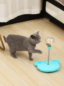 1个互动宠物喂食器玩具，适用于猫狗，猫粮分配器玩具，互动猫游戏，慢食狗碗，狗狗益智玩具，慢食玩具