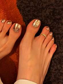 S925 Sterling Silver Bow Toe Ring Minimalist Summer Beach Adjustable Open Foot Ring Jewelry Gifts For Women Girls