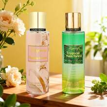 1PC/250ml 居家香氛家用空气清新剂喷雾，提升幸福感，蕴含持久自然清新迷人精华，天然成分，释放优雅玫瑰、桃子、香草、樱花等甜美花香