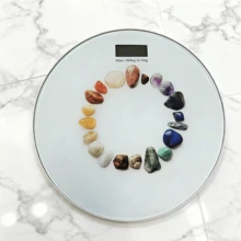 Básculas de baño, básculas digitales LED, disponibles en múltiples estilos, adecuadas para su uso en salones, dormitorios, baños y más. - Multicolor 2 - Ver 6